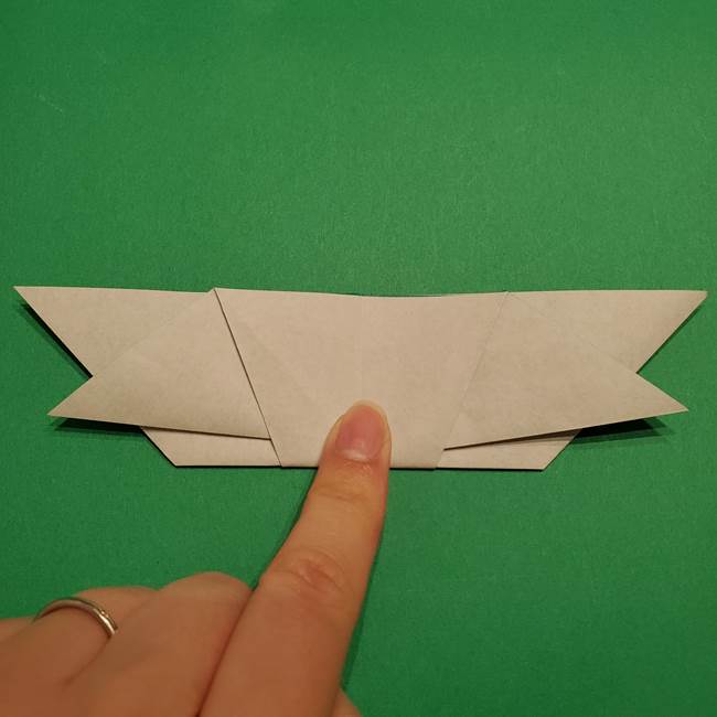 折り紙 笹の葉リース作り方①Aユニットの折り方(30)