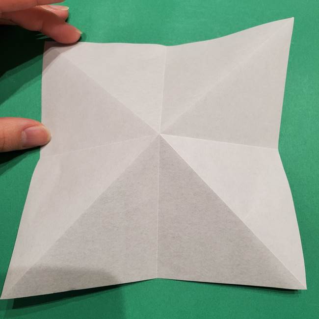 折り紙 笹の葉リース作り方①Aユニットの折り方(9)