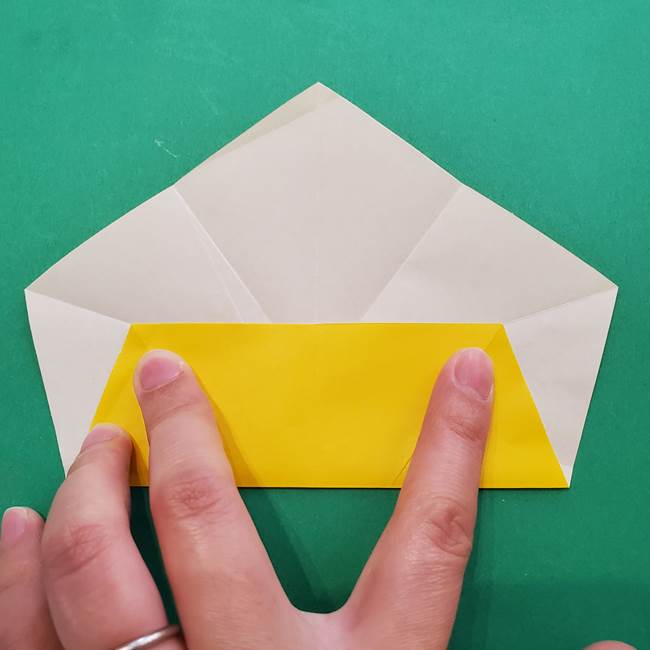 折り紙の星を1枚でつくる難しい作り方折り方②折る(3)