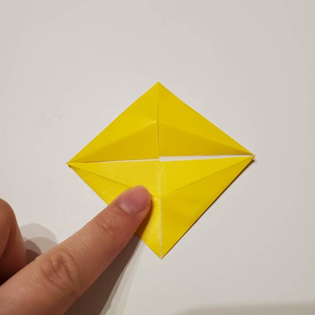 折り紙の星｜立体的で難しい折り方作り方①パーツ(14)