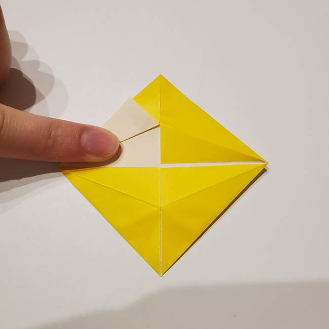 折り紙の星｜立体的で難しい折り方作り方①パーツ(15)