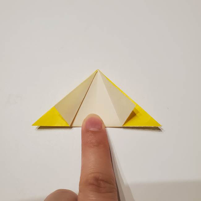 折り紙の星｜立体的で難しい折り方作り方①パーツ(18)
