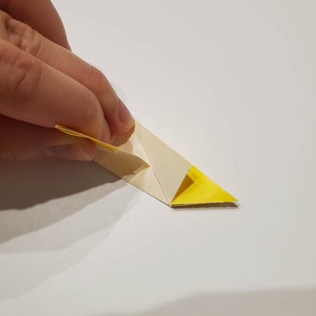 折り紙の星｜立体的で難しい折り方作り方①パーツ(19)