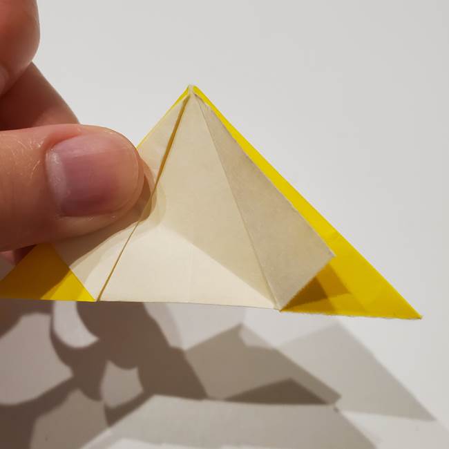 折り紙の星｜立体的で難しい折り方作り方①パーツ(20)