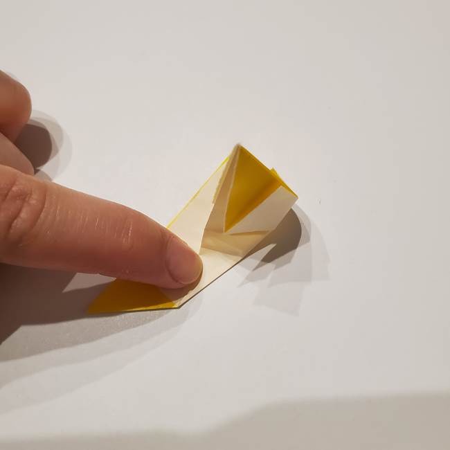 折り紙の星｜立体的で難しい折り方作り方①パーツ(21)