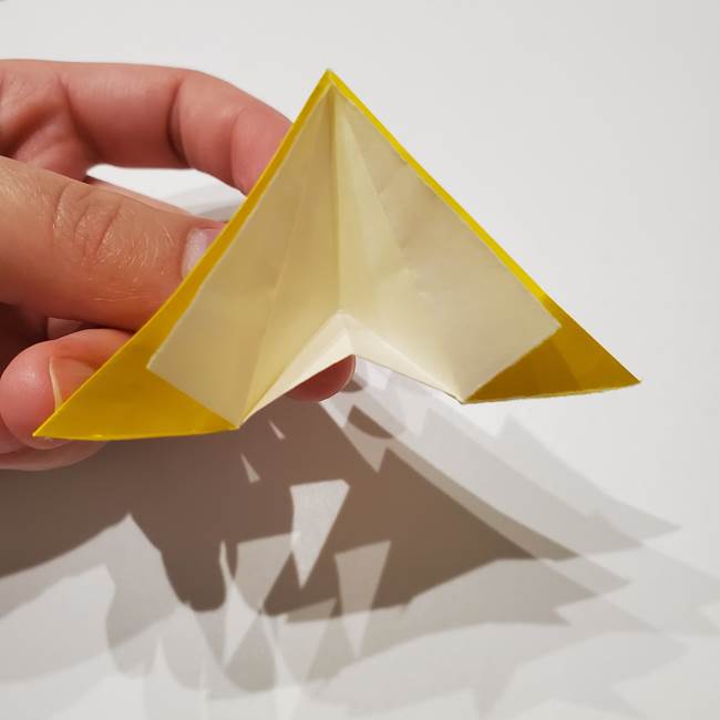 折り紙の星｜立体的で難しい折り方作り方①パーツ(25)