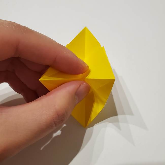 折り紙の星｜立体的で難しい折り方作り方①パーツ(26)