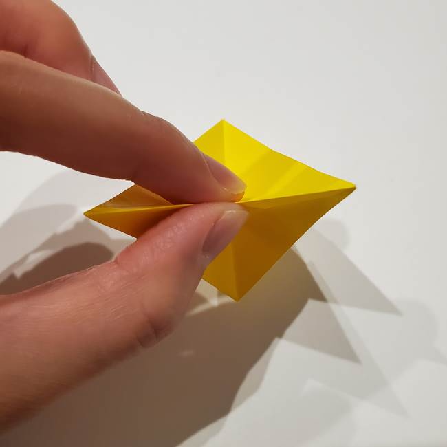 折り紙の星｜立体的で難しい折り方作り方①パーツ(27)