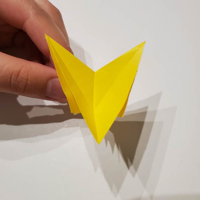 折り紙の星｜立体的で難しい折り方作り方①パーツ(28)