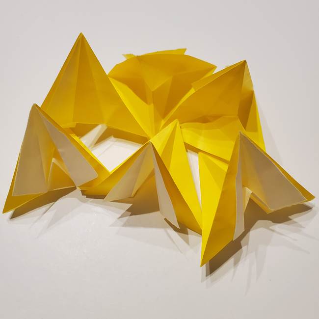 折り紙の星｜立体的で難しい折り方作り方①パーツ(30)