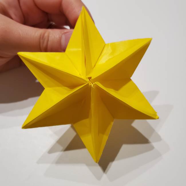 折り紙の星｜立体的で難しい折り方作り方②組み合わせ(12)