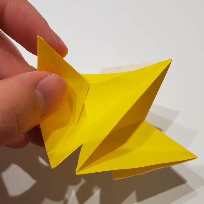 折り紙の星｜立体的で難しい折り方作り方②組み合わせ(6)