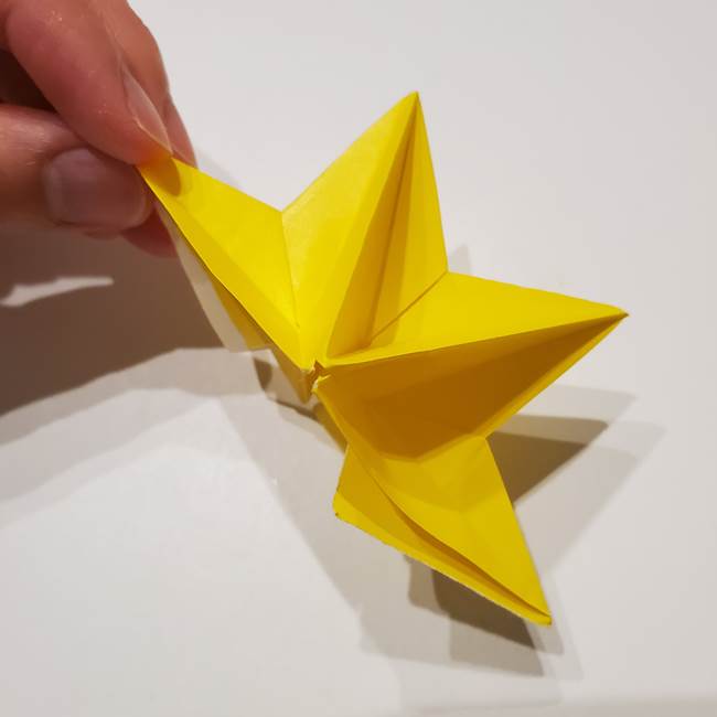 折り紙の星｜立体的で難しい折り方作り方②組み合わせ(8)