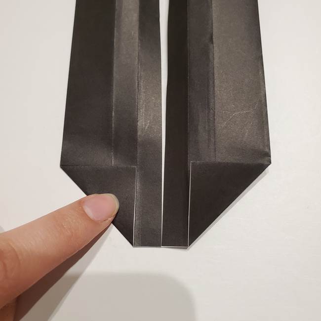 提灯の折り紙(平面)の簡単な折り方作り方①張輪(11)