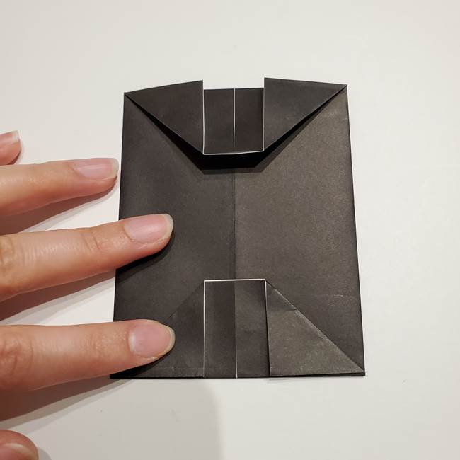 提灯の折り紙(平面)の簡単な折り方作り方①張輪(14)
