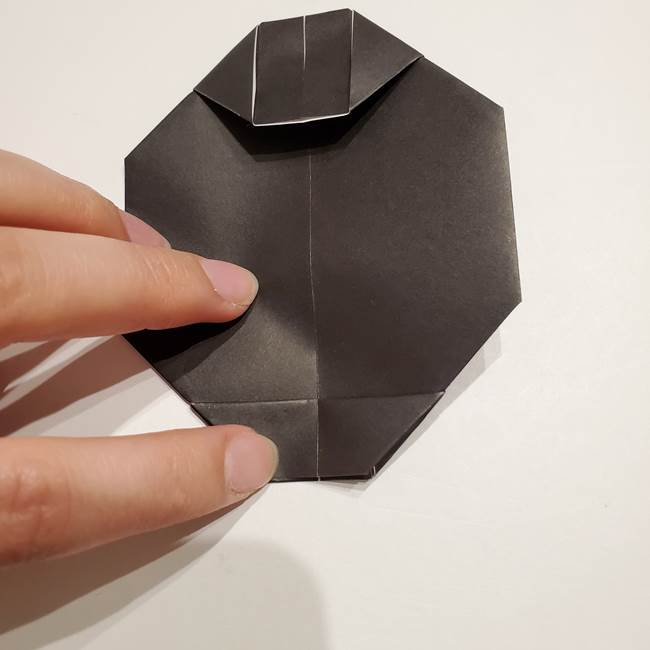 提灯の折り紙(平面)の簡単な折り方作り方①張輪(18)