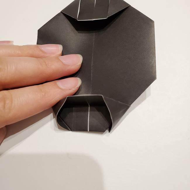 提灯の折り紙(平面)の簡単な折り方作り方①張輪(20)