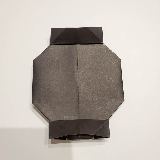 提灯の折り紙(平面)の簡単な折り方作り方①張輪(22)