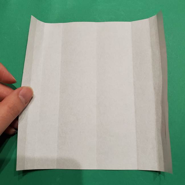 提灯の折り紙(平面)の簡単な折り方作り方①張輪(9)