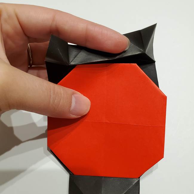 提灯の折り紙(平面)の簡単な折り方作り方②火袋(20)