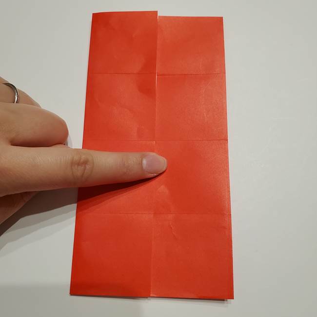 提灯の折り紙(平面)の簡単な折り方作り方②火袋(9)