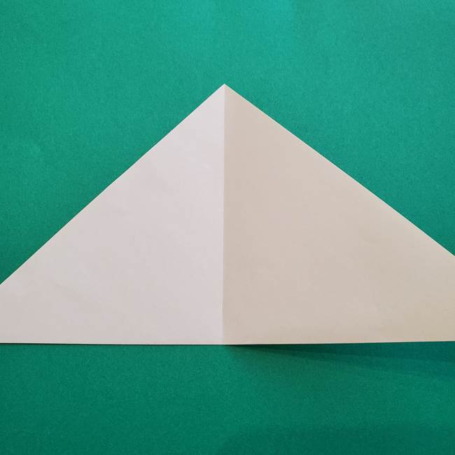 水仙の折り紙 平面の折り方作り方①準備(4)