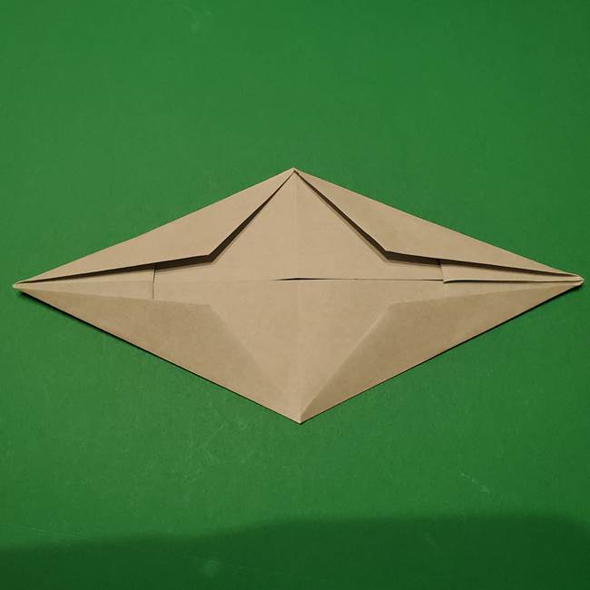 笹船の折り紙の折り方作り方(9)