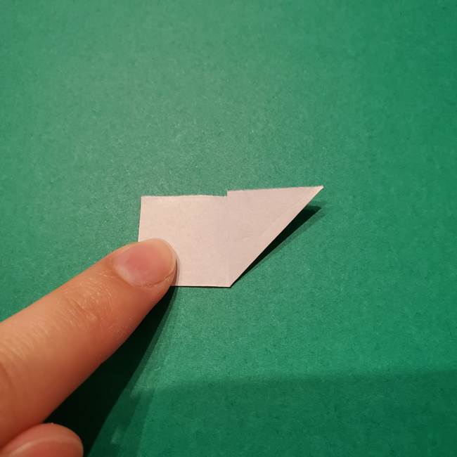 紫陽花の折り紙 子ども幼児向けの折り方作り方(5)