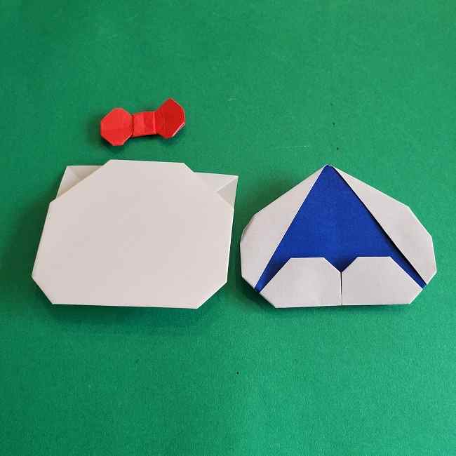 キティちゃんの体の折り方 全身を折り紙で 簡単でかわいいハローキティーの作り方 子供と楽しむ折り紙 工作
