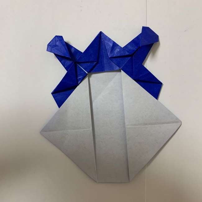 バイキンマンの折り紙 簡単な折り方作り方 アンパンマンのかわいい悪役 子供と楽しむ折り紙 工作