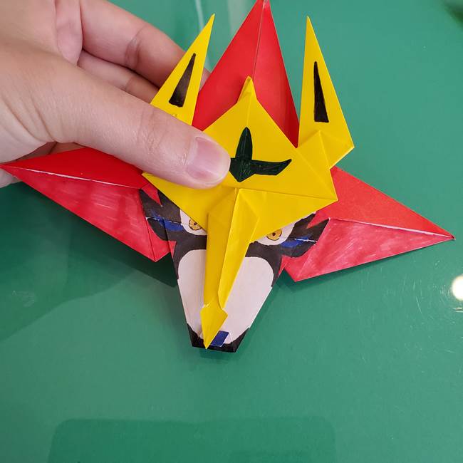 ポケモンの折り紙ザマゼンタは意外と簡単 折り方作り方を画像で紹介 子供と楽しむ折り紙 工作