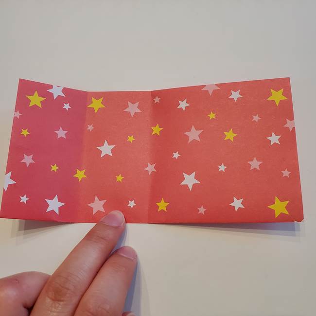 ぷくぷく星の折り紙 星型の箱の折り方作り方①六角形(6)