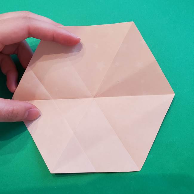 ぷくぷく星の折り紙 星型の箱の折り方作り方②完成(3)