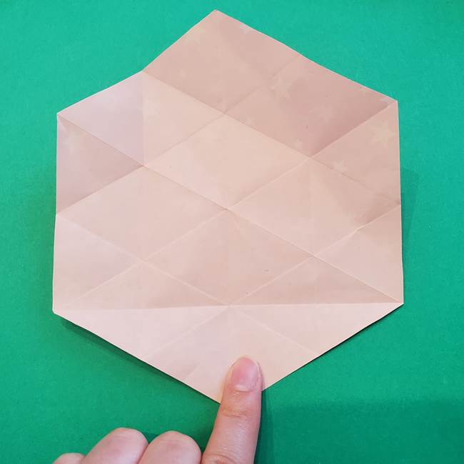 ぷくぷく星の折り紙 星型の箱の折り方作り方②完成(6)