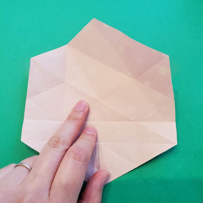 ぷくぷく星の折り紙 星型の箱の折り方作り方②完成(8)