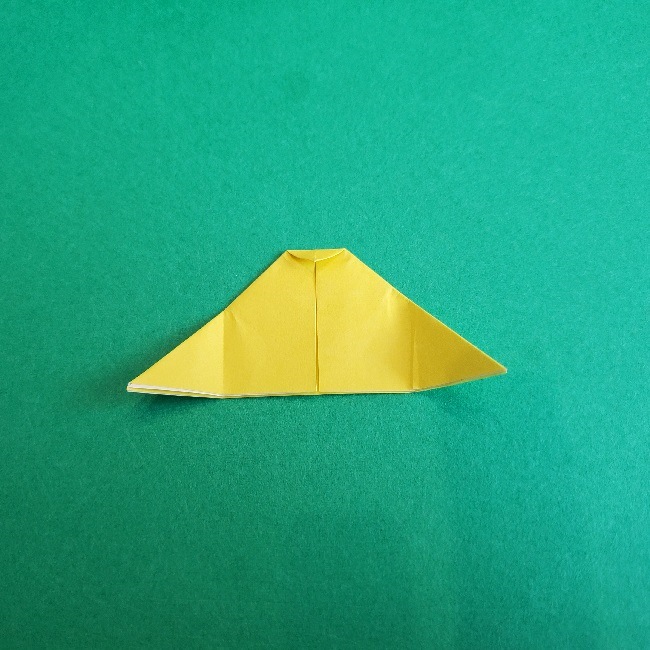 サンリオ キティのパパとママの折り紙＊折り方作り方②ママの帽子 (7)