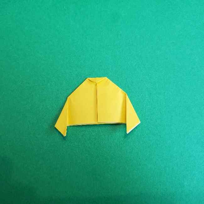 サンリオ キティのパパとママの折り紙＊折り方作り方②ママの帽子 (8)
