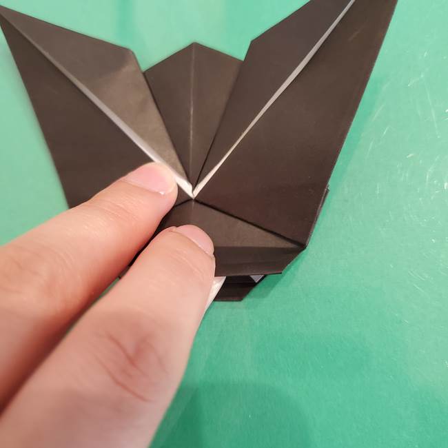 ザルードの折り紙☆ポケモンの折り方作り方①折り方(46)