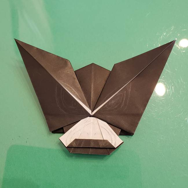 ザルードの折り紙☆ポケモンの折り方作り方②描き方(1)