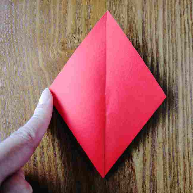ハートキティの折り紙の作り方折り方 (10)