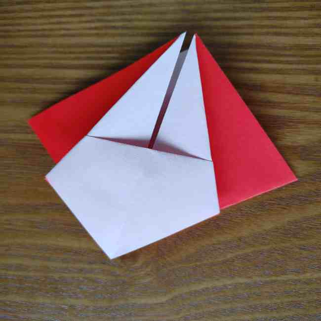 ハートキティの折り紙の作り方折り方 (12)