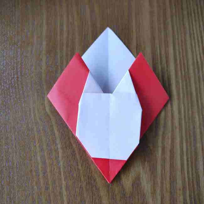 ハートキティの折り紙の作り方折り方 (16)