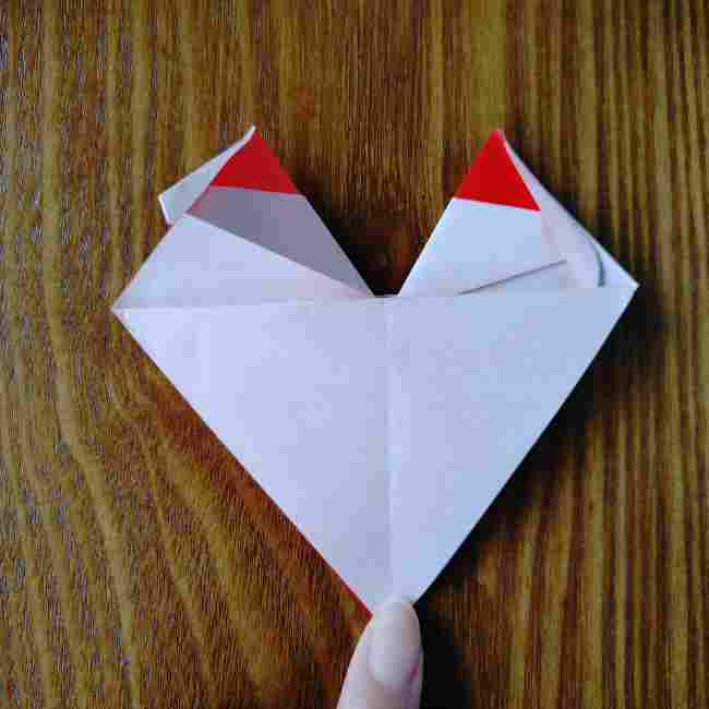 ハートキティの折り紙の作り方折り方 (17)
