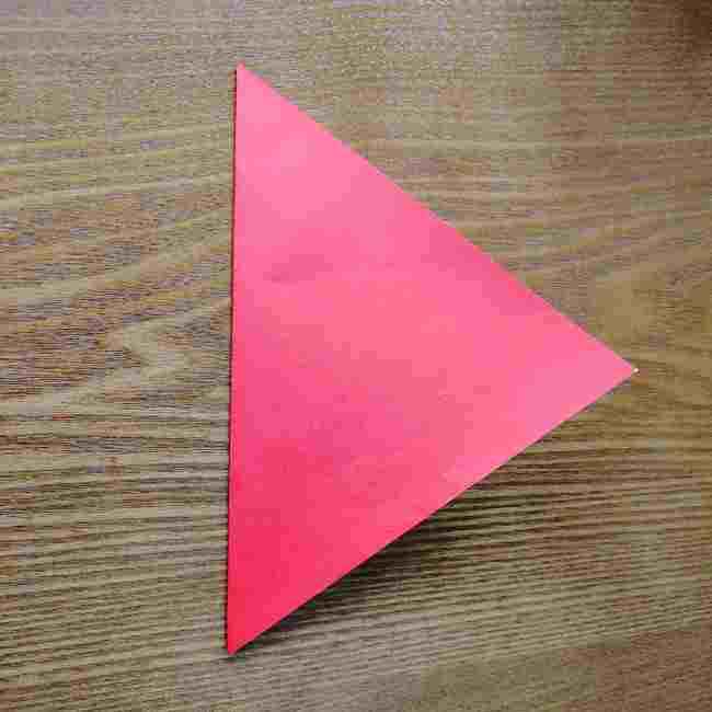ハートキティの折り紙の作り方折り方 (2)