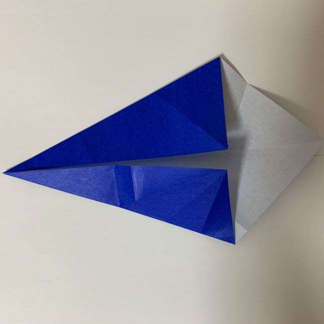 バイキンマンの折り紙 簡単な折り方作り方 (10)