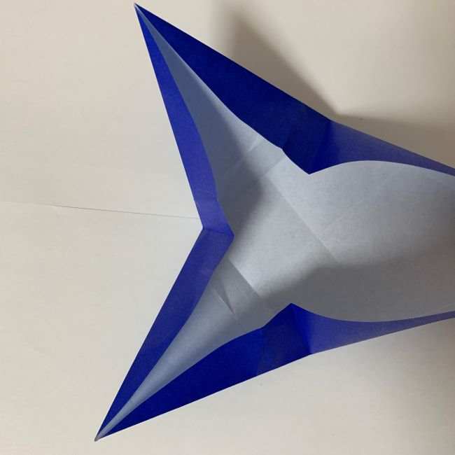 バイキンマンの折り紙 簡単な折り方作り方 (15)