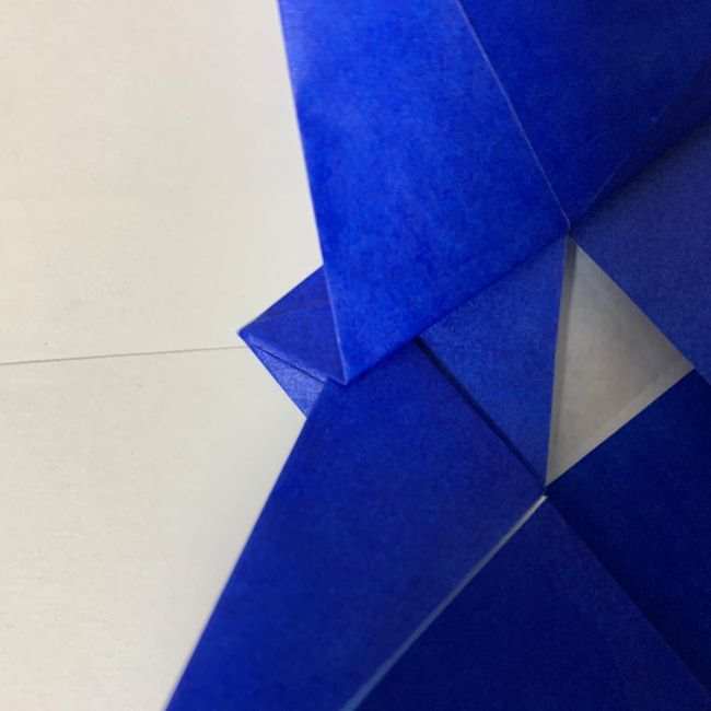 バイキンマンの折り紙 簡単な折り方作り方 (17)