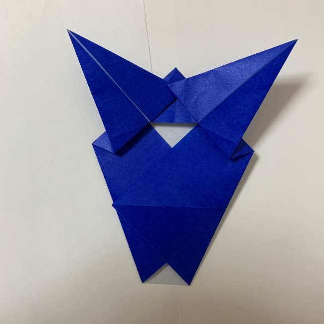 バイキンマンの折り紙 簡単な折り方作り方 (18)