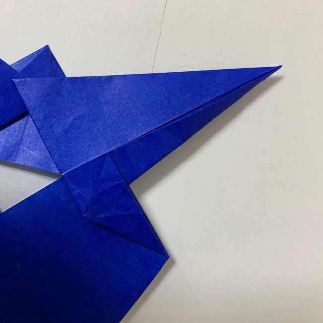 バイキンマンの折り紙 簡単な折り方作り方 (19)