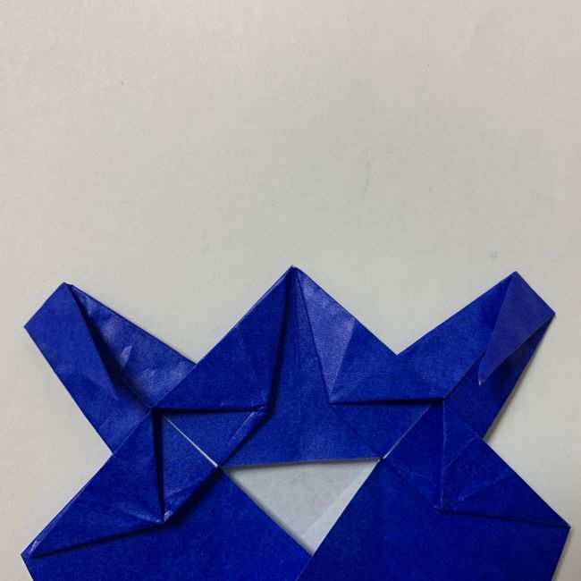 バイキンマンの折り紙 簡単な折り方作り方 (22)
